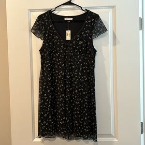Black Floral Dress
